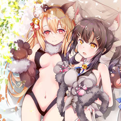 This is a pixiv picture whose title is イリヤと美遊.