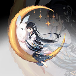 This is a pixiv picture whose title is 嫦娥.