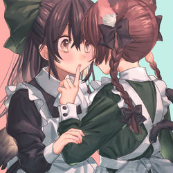 This is a pixiv picture whose title is メイドおりんくう.