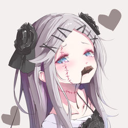 This is a pixiv picture whose title is 口渡し.