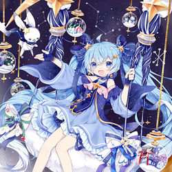 This is a pixiv picture whose title is snow miku 2017.