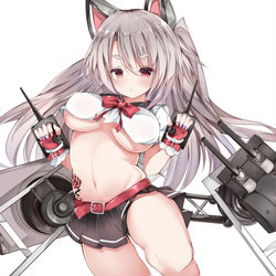 This is a pixiv picture whose title is 夕立ちゃん.