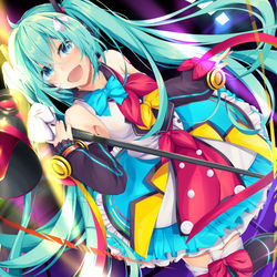 This is a pixiv picture whose title is マジカルミライ.