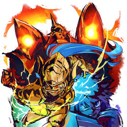 This is a pixiv picture whose title is 【PFLS】DASH!!【時雨平原の戦い】.