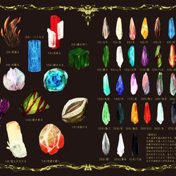 This is a pixiv picture whose title is 【PFLS】誕星石【アイテム】.