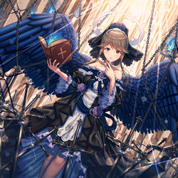 This is a pixiv picture whose title is 鳥籠スクリプチュア.