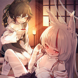 This is a pixiv picture whose title is 酔いどれ神風型.