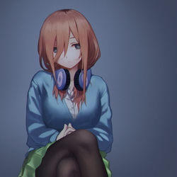 This is a pixiv picture whose title is 中野三玖.