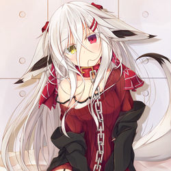 This is a pixiv picture whose title is 「　」.