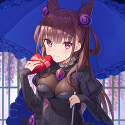 This is a pixiv picture whose title is 紫式部.