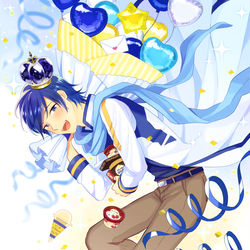 This is a pixiv picture whose title is KAITOお誕生日おめでとう！！.