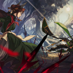 This is a pixiv picture whose title is 【PFLS】衝突回避.