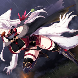 This is a pixiv picture whose title is 【PFLS】戦場に降る雨.
