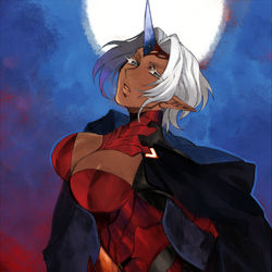 This is a pixiv picture whose title is 【PFLS】一角のダキア【ファイアランド】.