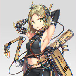 This is a pixiv picture whose title is 作業員-03.