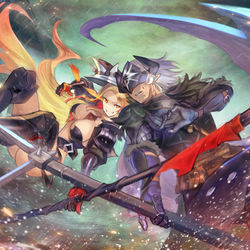 This is a pixiv picture whose title is 【PFLS】その仮面の下に【時雨平原の戦い】.