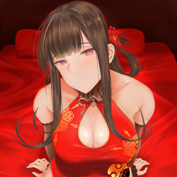 This is a pixiv picture whose title is DSR 50 - 红牡丹.