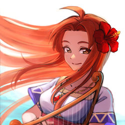 This is a pixiv picture whose title is マリン.
