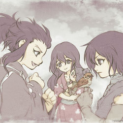 This is a pixiv picture whose title is こんな幼少期が見てみたい.