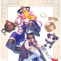 This is a pixiv picture whose title is キョンシーちゃん.