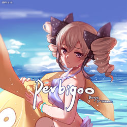 This is a pixiv picture whose title is 布洛妮娅 水着.