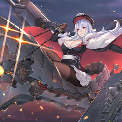 This is a pixiv picture whose title is グラーフ・ツェッペリン.