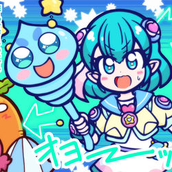 This is a pixiv picture whose title is 宇宙人じゃないルン！.