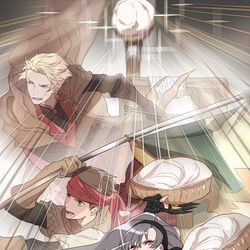 This is a pixiv picture whose title is 【PFLS】投擲機はパイの夢を見るか？【ボールランの戦い】.