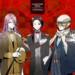 This is a pixiv picture whose title is 【大正ロマン】初期刀組まとめ.