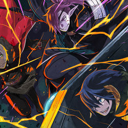 This is a pixiv picture whose title is 【PFLS】闇を貫く【エルダーグラン】.