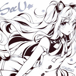 This is a pixiv picture whose title is Vocaloid SeeU.