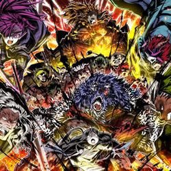 This is a pixiv picture whose title is 【PFLS】　荒野に詠う、獣たちへ　【アンダーリアの乱】.