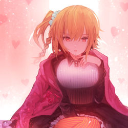 This is a pixiv picture whose title is 🍑.