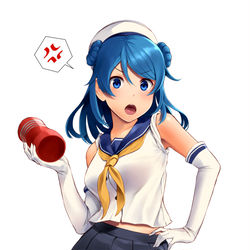 This is a pixiv picture whose title is 提督！なんなんねこれは！.