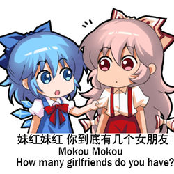 This is a pixiv picture whose title is 东方Project-藤原妹红.