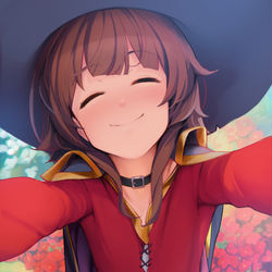 This is a pixiv picture whose title is めぐみん.