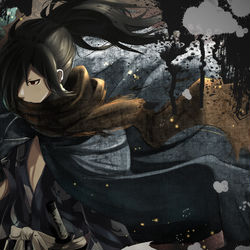 This is a pixiv picture whose title is 百鬼丸.