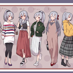 This is a pixiv picture whose title is 着せ替えインフェルノさん①.