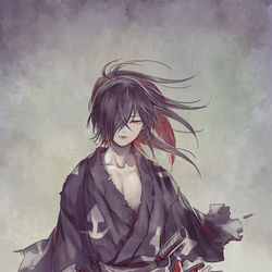 This is a pixiv picture whose title is 百鬼丸.