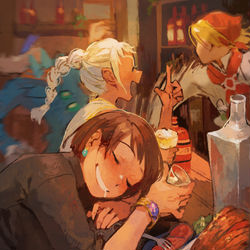 This is a pixiv picture whose title is 【PFLS】羽休め.