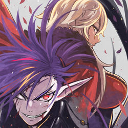 This is a pixiv picture whose title is 【PFLS】闇の痕【エルダーグラン】.
