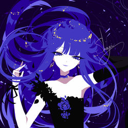This is a pixiv picture whose title is ♦.