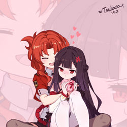 This is a pixiv picture whose title is 无量塔姬子&无色辉火.