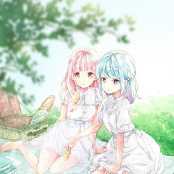 This is a pixiv picture whose title is ピュアパレットピクニック.