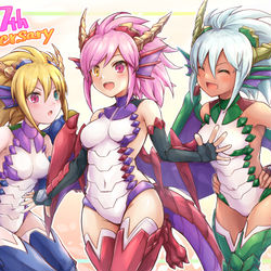 This is a pixiv picture whose title is パズドラ７周年！.