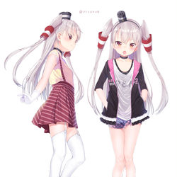 This is a pixiv picture whose title is 私服天津風.