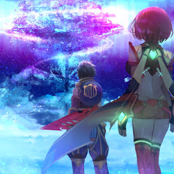 This is a pixiv picture whose title is AND THUS, BOY MET GIRL.