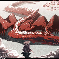 This is a pixiv picture whose title is 【PFLS】騎士アーサーの武勇伝.