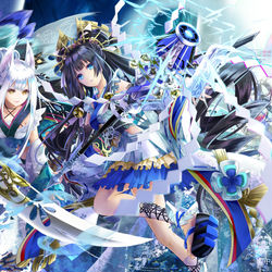 This is a pixiv picture whose title is ＜NOVA＞　ネネシス&フィランレル.