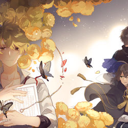 This is a pixiv picture whose title is アマデウスの花葬.